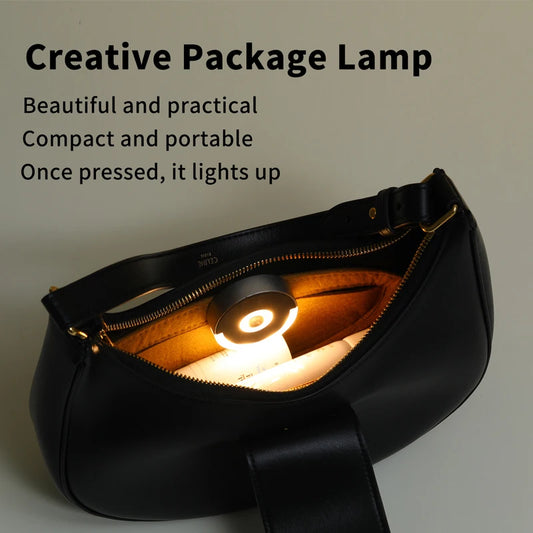 Touch Long Endurance KTV Bar Compact Vag Light Creative DIY Lighting LED Light Goddess Exquisite Gift Circular Bag Light Outdoo