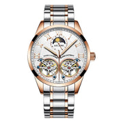 AILANG Men's Automatic Tourbillon Skeleton Watch – Leather Strap