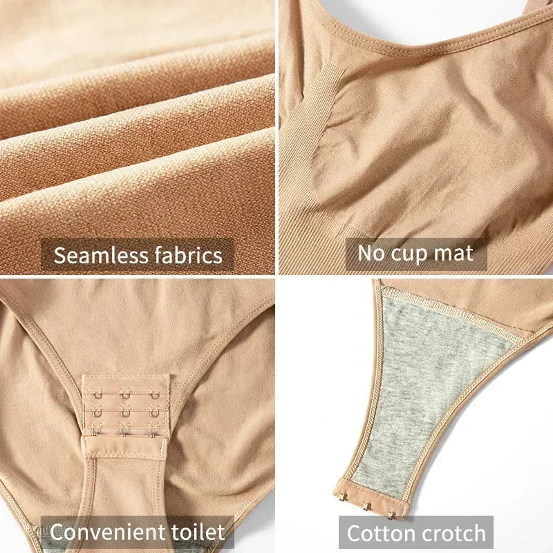 Women's Seamless Shaping Bodysuit – Tummy Control, Butt-Lifting