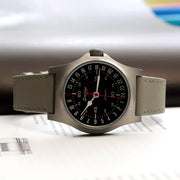 Merkur Men's Vintage British Military Field Watch – Automatic, Sapphire