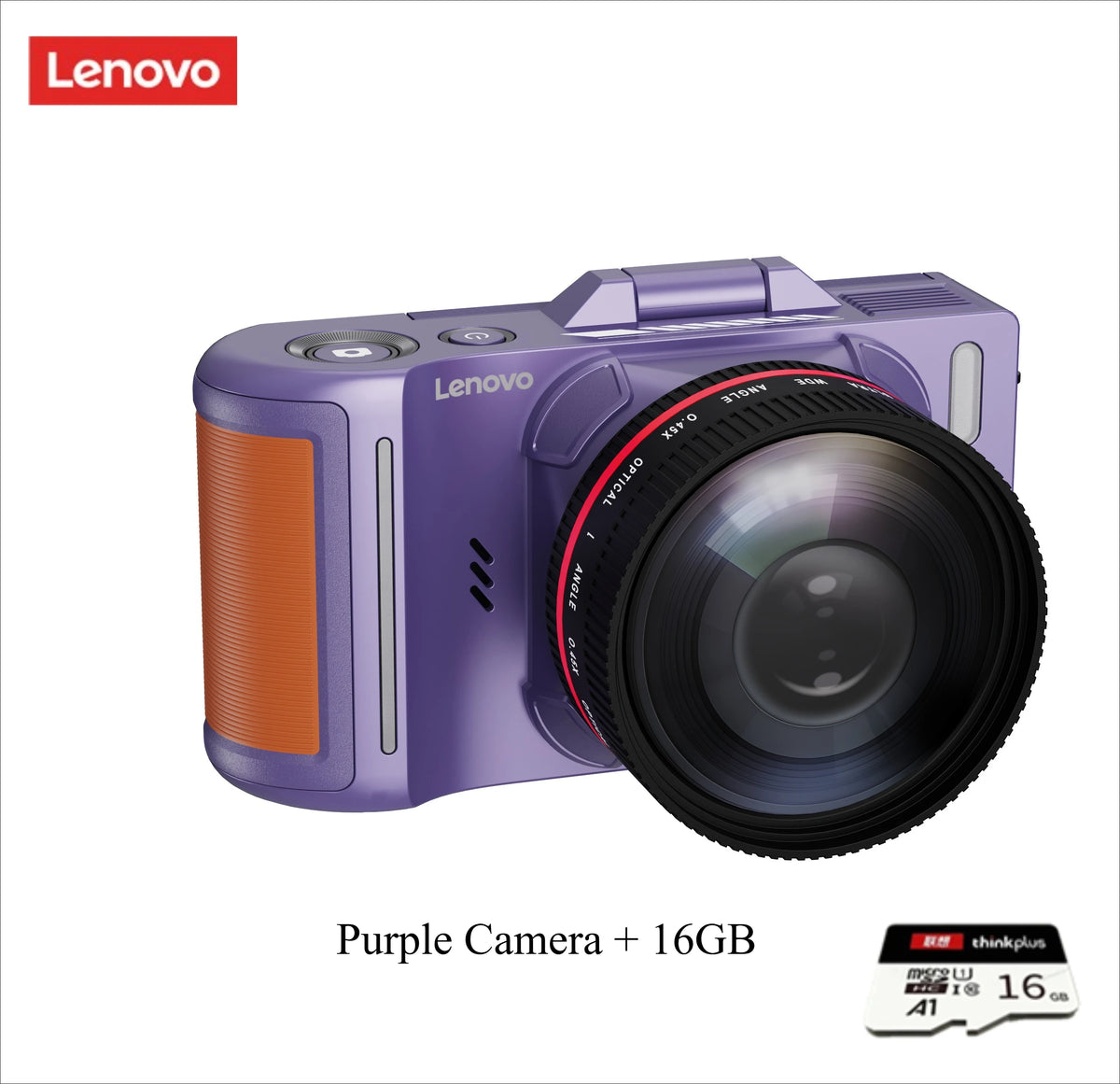 Lenovo R500 Digital Camera – 64MP, 18X Zoom, 1080p Vlogging