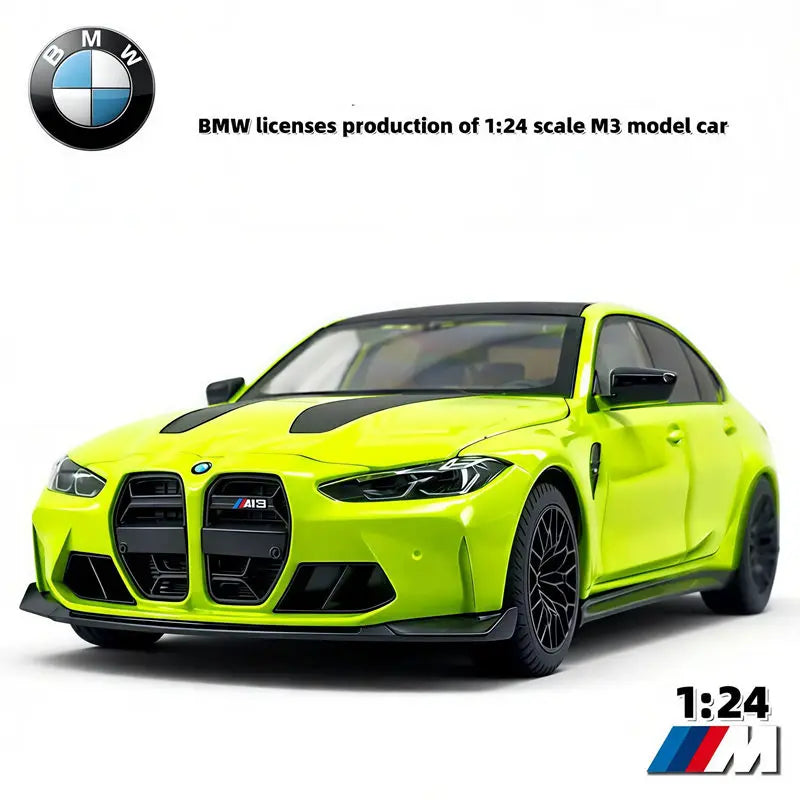 BMW M3 G80 1:24 Diecast Model Car – Alloy with Sound & Light