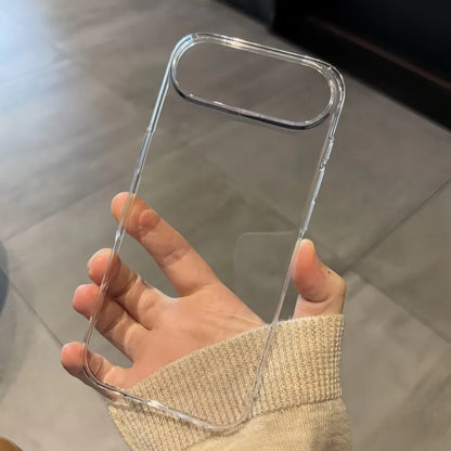 Luxury Hard Transparent Hard Plastic Case for iPhone 17 Air 16 15 14 Plus 13 12 11 Pro Max Clear Ultra Thin Slim Glossy Cover