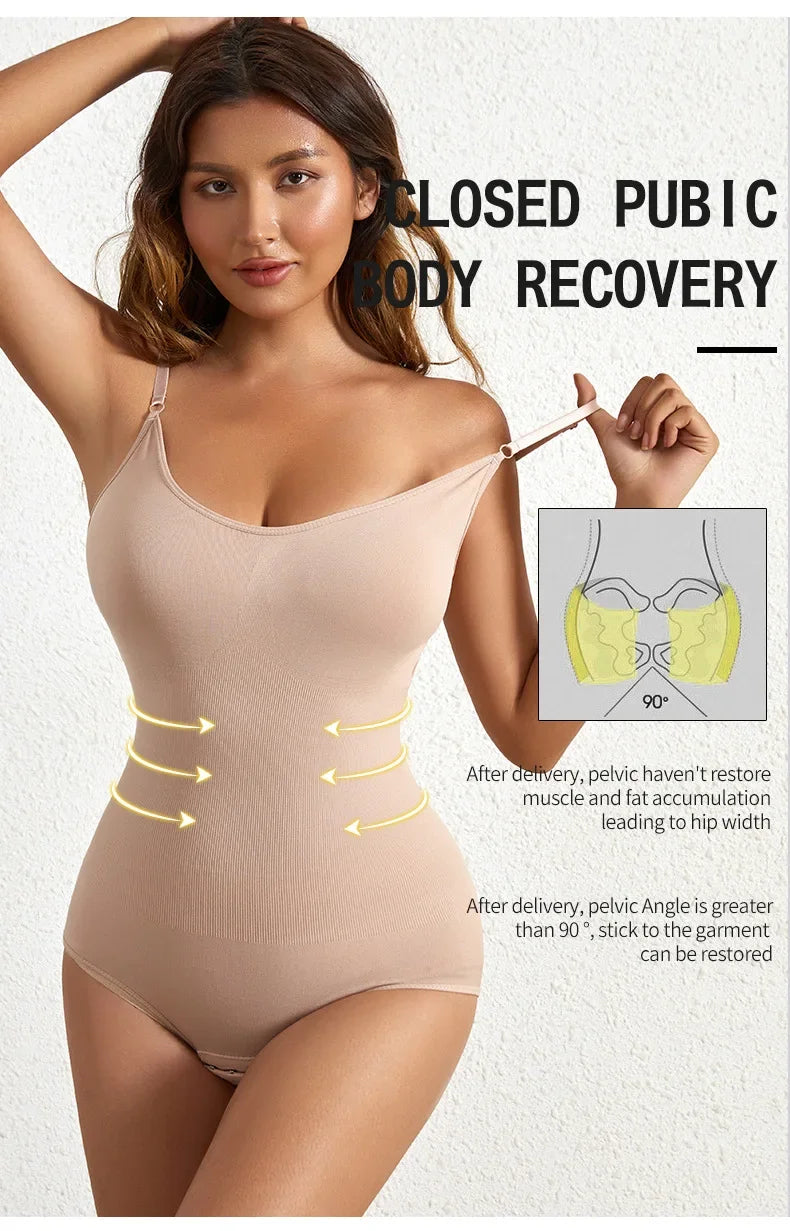 Women's Seamless Shaping Bodysuit – Tummy Control, Butt-Lifting