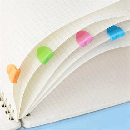 20Pcs Paper Clips Documents Bookmarks File Index Page Holder Colorful Bookmark Page Clips Book Page Corner Binder Clip