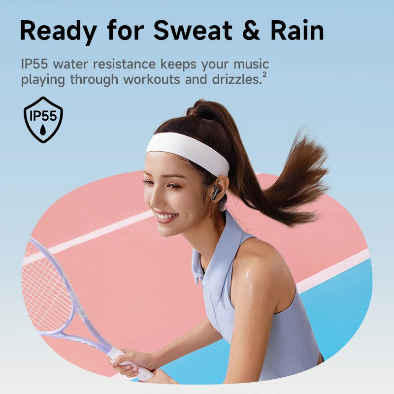 Baseus Bass BS2 Lite TWS Earbuds – Bluetooth 6.0, 40H Playtime, ENC