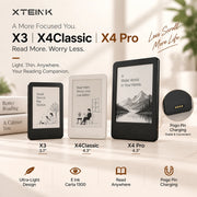 XTEINK X3 Pro E-Reader – Pocket-Size E-Ink Reader, Lightweight