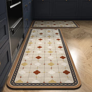 Non-Slip Velvet Kitchen Runner Mat – Absorbent Long Floor Rug