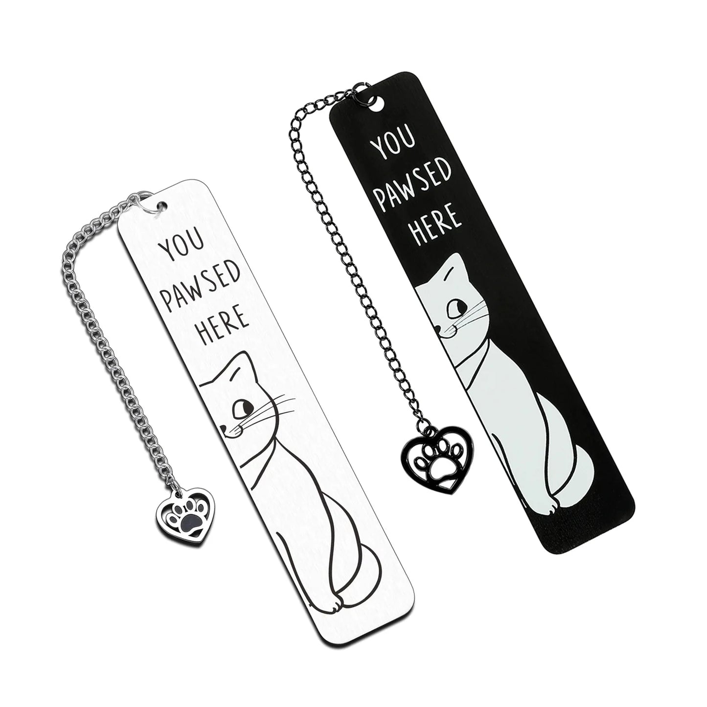 Cartoon cat metal bookmark, cute metal bookmarks with tassel, reading office supplies for cat-loving book lovers