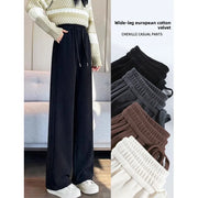 Women's Wide Leg Trousers – High Waist Straight Cut Casual Pants