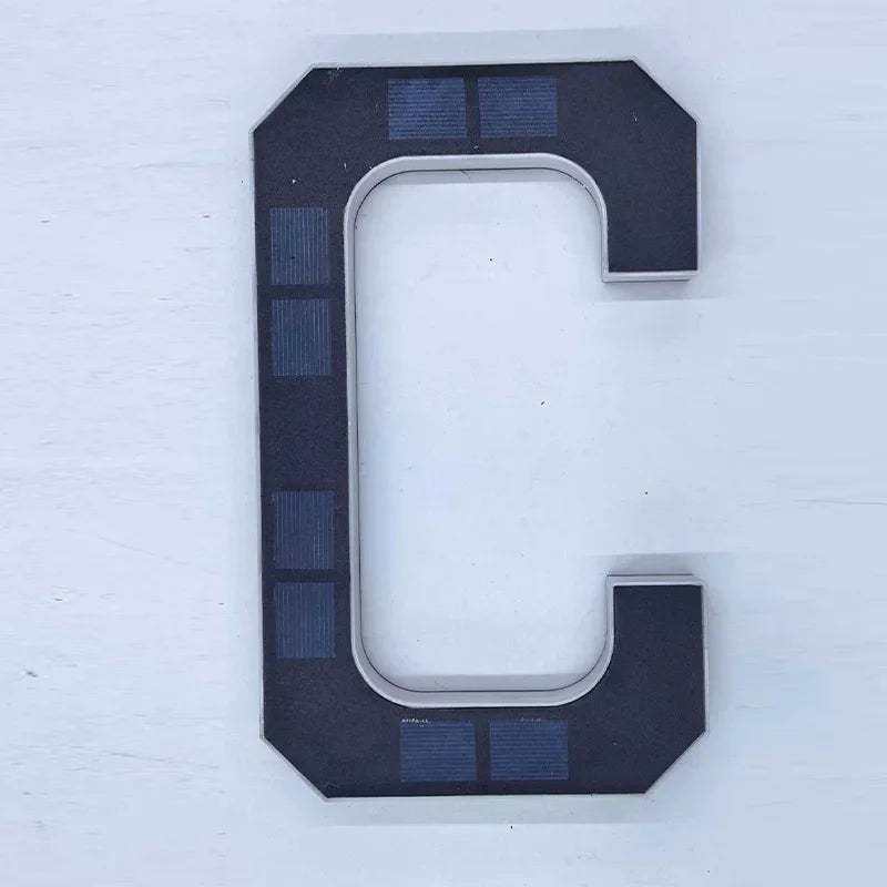 Solar LED House Number Sign – Waterproof Outdoor Address Plate Light