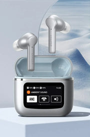 ERAZER XP1 Bluetooth Earphones – LCD Touch-Screen Charging Case