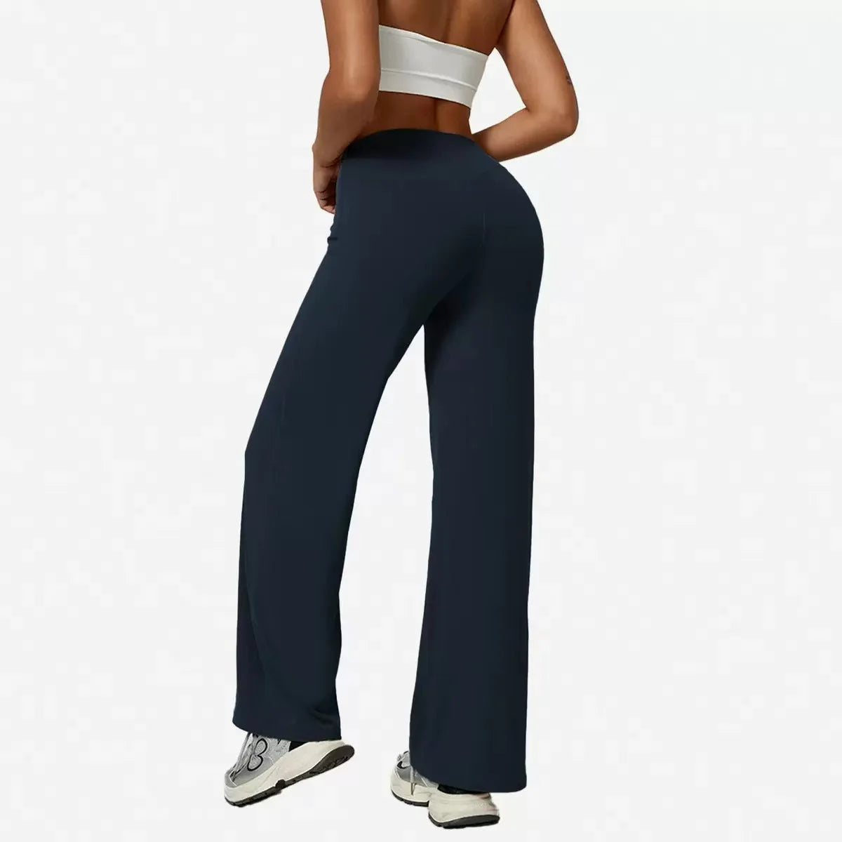 Women's Straight-Leg Workout Trousers – Breathable Yoga & Gym Pants