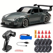 1:24 RC Drift Car – 4WD Remote Control Car, 20km/h with LED Lights