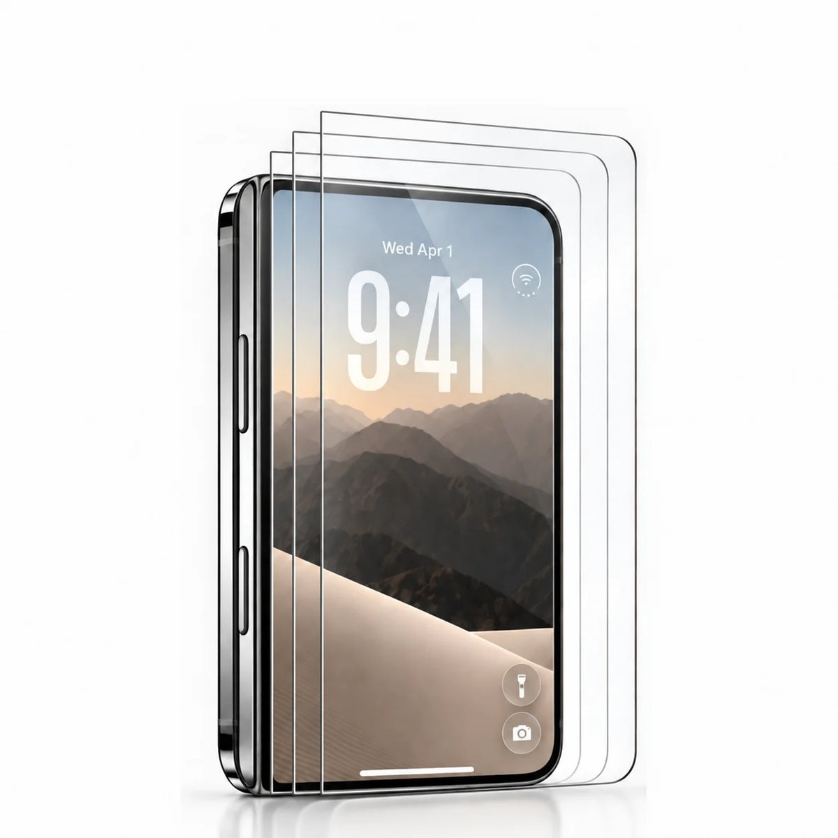 Outer Glass & Inner Film Phone Screen Protector Set