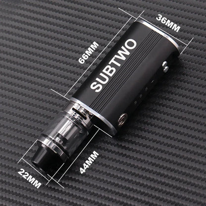 SUBTWO 100W Vape Box Mod E Cigarettes Kit 30W/60W/100W Power Adjust Battery with 0.3ohm 2.5ml Bottom Atomizer Vaper Smoke Pen