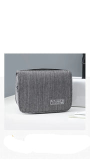 Hanging Travel Wash Bag – Waterproof Toiletries Organiser, Oxford Fabric