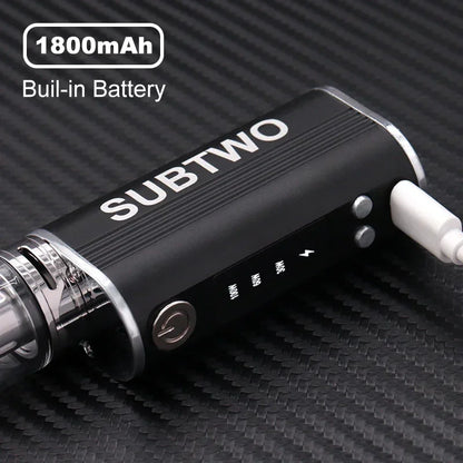 SUBTWO 100W Vape Box Mod E Cigarettes Kit 30W/60W/100W Power Adjust Battery with 0.3ohm 2.5ml Bottom Atomizer Vaper Smoke Pen