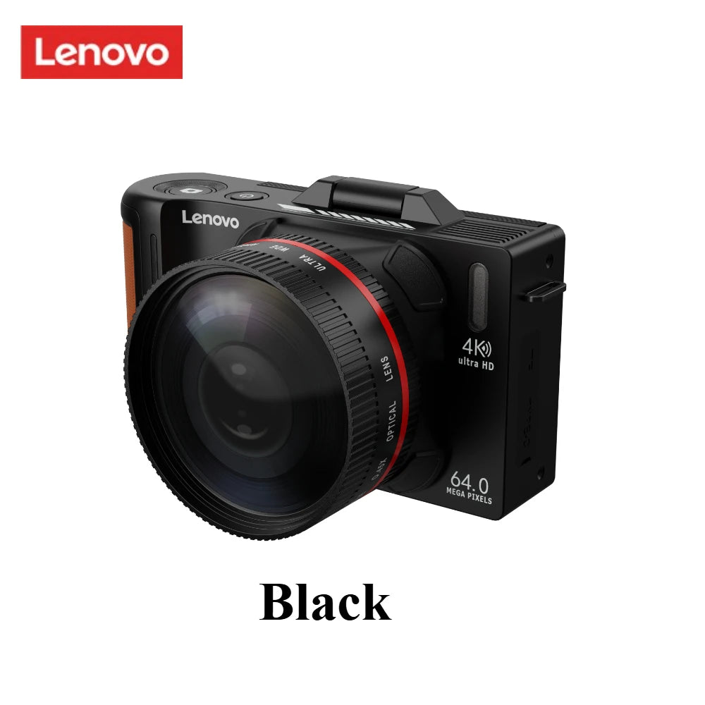 Lenovo R500 Digital Camera – 64MP, 18X Zoom, 1080p Vlogging