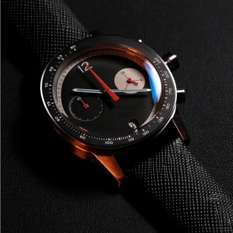 CILOA Quartz Watch with Leather Strap