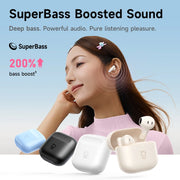 Baseus Bass BS2 Lite TWS Earbuds – Bluetooth 6.0, 40H Playtime, ENC