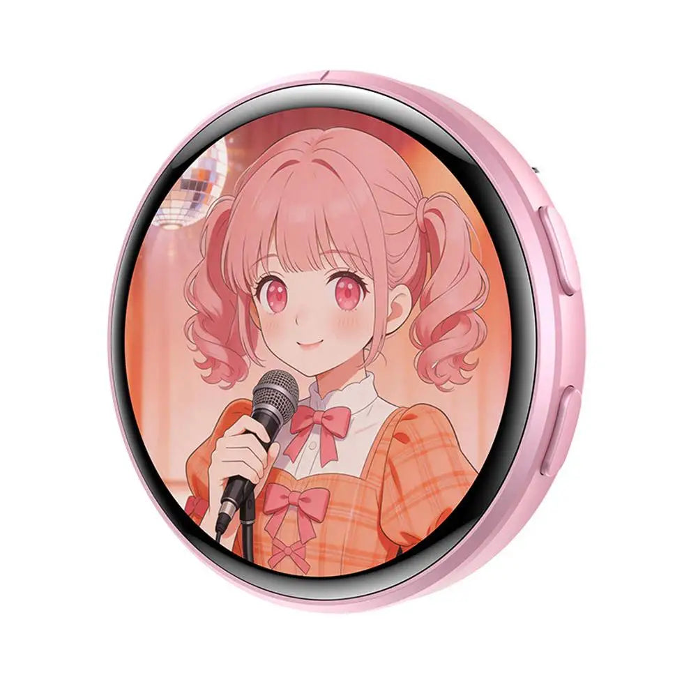 Anime Digital Badge – HD Touchscreen E-Pin with Photo & Video Display