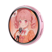 Anime Digital Badge – HD Touchscreen E-Pin with Photo & Video Display