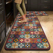 Non-Slip Velvet Kitchen Runner Mat – Absorbent Long Floor Rug