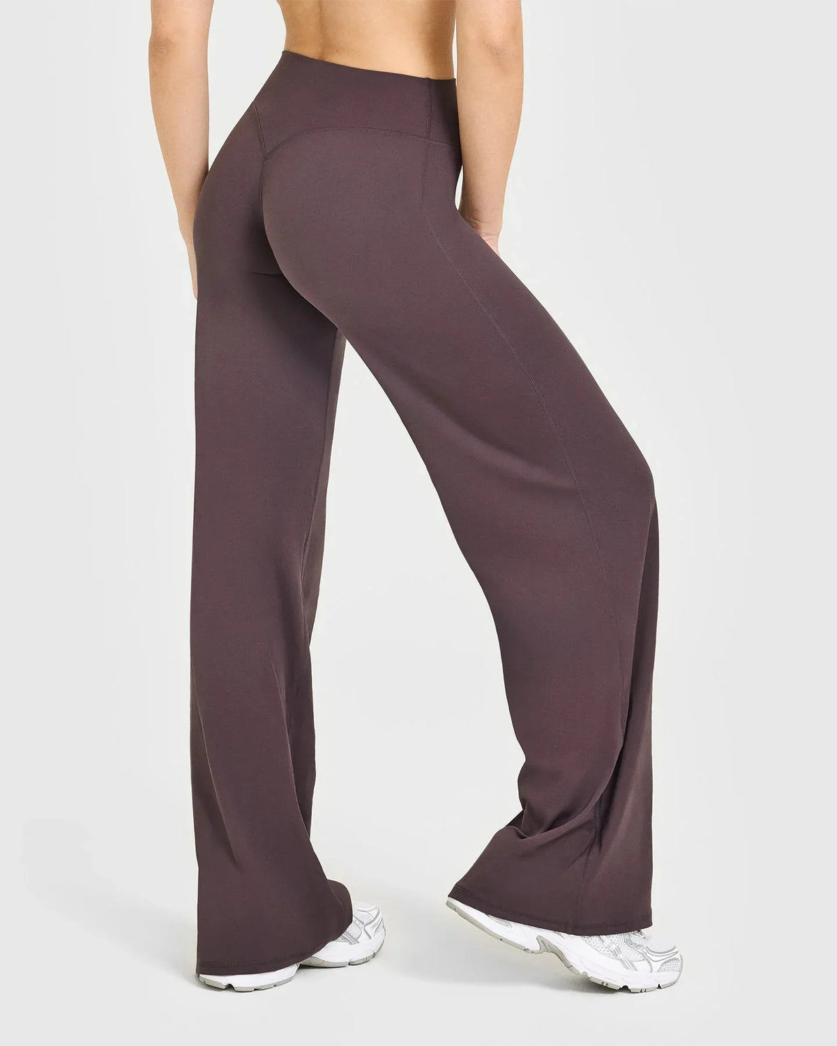 VEQKING Women's High-Waist Yoga Pants – Stretch Straight-Leg Trousers