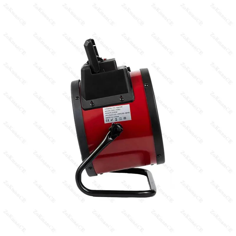 Portable Electric Fan Heater – Adjustable Thermostat, Fast Room Heat
