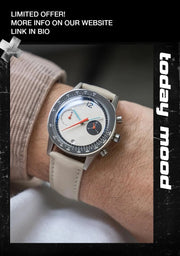 CILOA Quartz Watch with Leather Strap