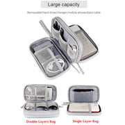 Waterproof Cable Organiser Bag – Travel Case for Chargers & Cords