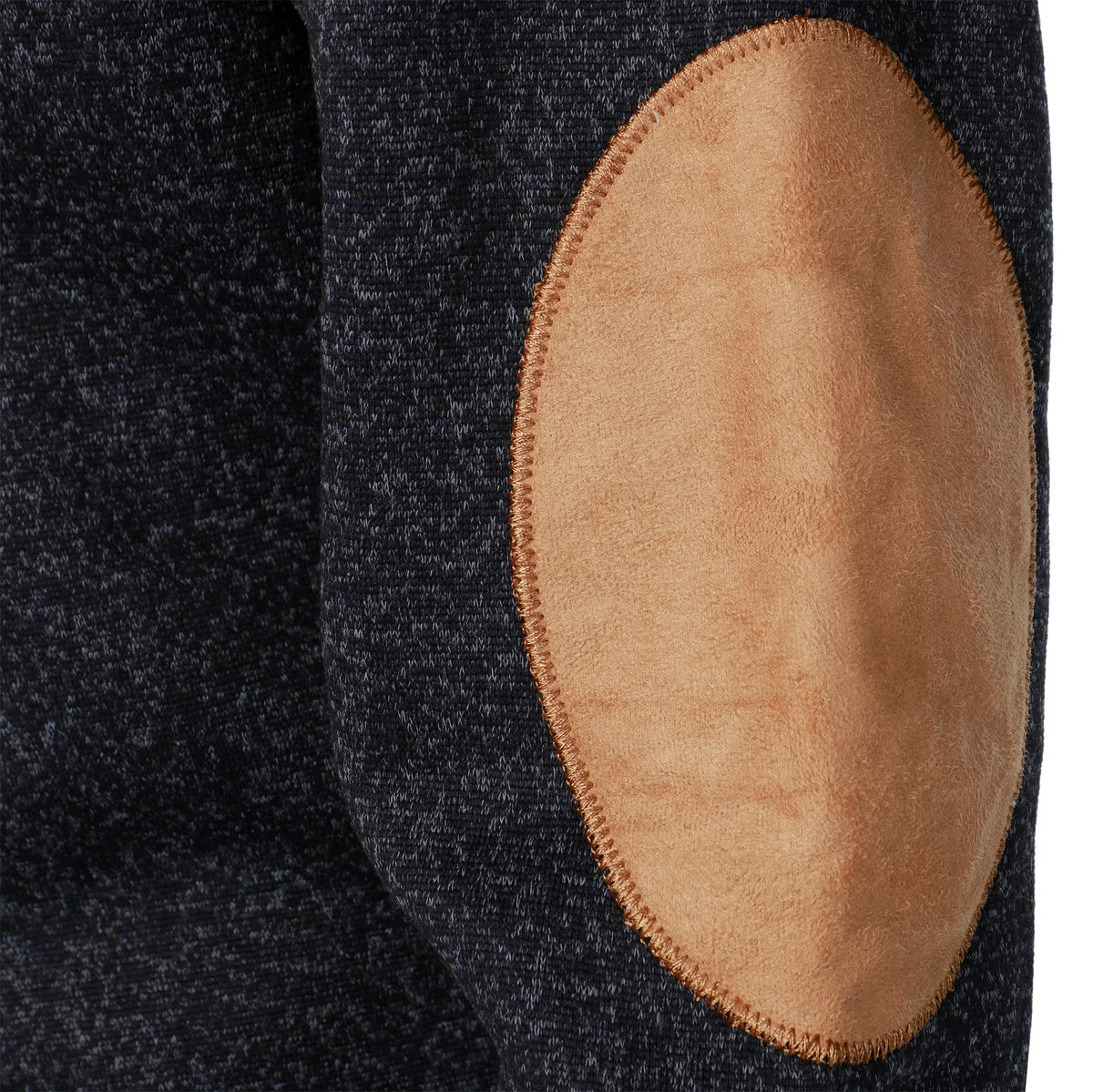 Men's Stand Collar Knitted Jumper – Long Sleeve Casual Winter Sweater