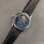 Jacques Genry Men's Tourbillon Watch – 42mm, Left Crown, Skeleton Dial