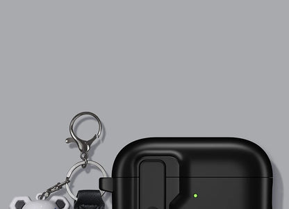 Protective Case For Airpods 4 Cover Luxury Earphone Cover Case For Apple Airpodspro 2 3 1/2 Air Pods Pro Shockproof With Hook﻿
