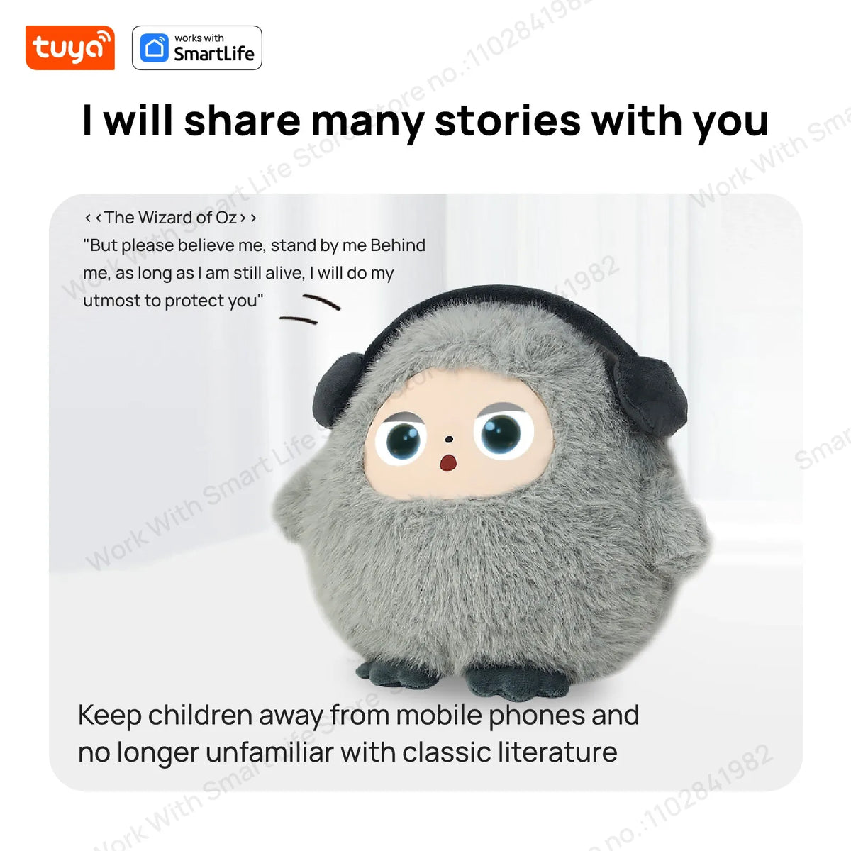 Tuya Le DouDou Voice-Interactive Plush Companion