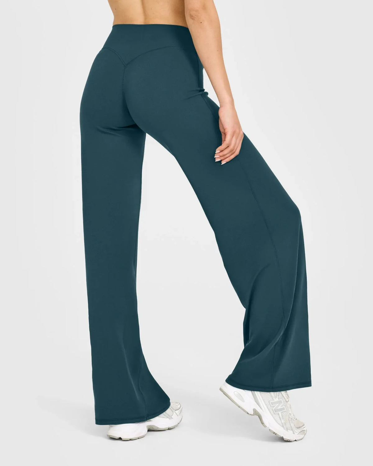 VEQKING Women's High-Waist Yoga Pants – Stretch Straight-Leg Trousers