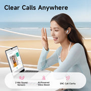 Baseus Bass BS2 Lite TWS Earbuds – Bluetooth 6.0, 40H Playtime, ENC