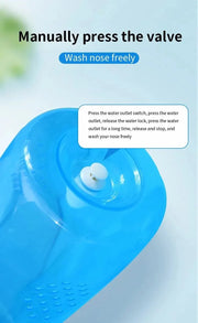 Nasal Wash Bottle 300ml – Saline Rinse Kit for Adults & Children
