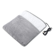 USB Heated Foot Warmer – Soft Plush Electric Thermal Foot Pad