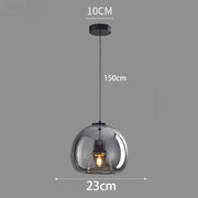 Modern Glass Pendant Light – Hanging Lamp for Living & Dining Room