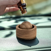 Mini Wooden Essential Oil Diffuser – Natural Fragrance for Car & Home