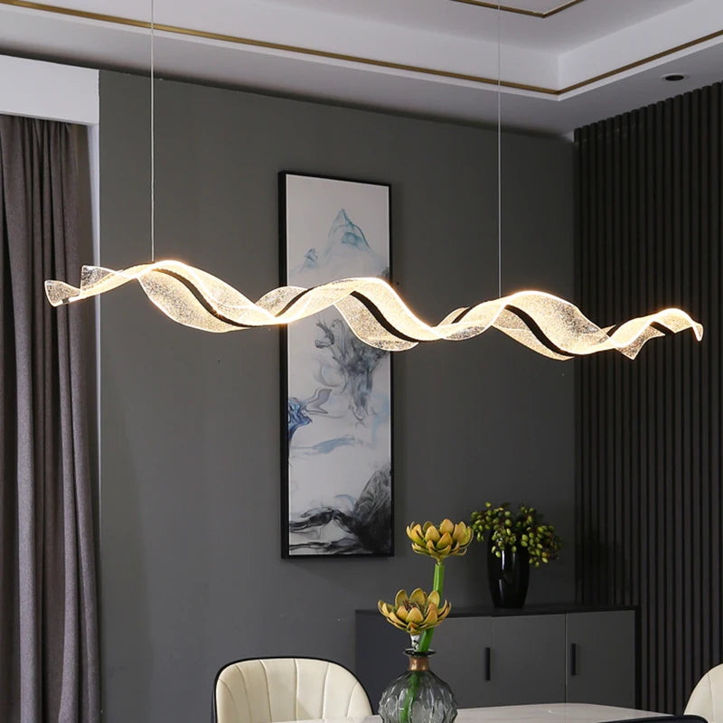 Modern LED Pendant Light – Hanging Lamp for Living Room & Dining Room