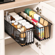 2-Pack Pull-Out Under-Sink Organiser – Sliding Cupboard Storage Baskets