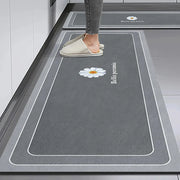 Non-Slip Velvet Kitchen Runner Mat – Absorbent Long Floor Rug