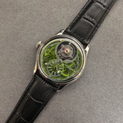 Jacques Genry Men's Tourbillon Watch – 42mm, Left Crown, Skeleton Dial