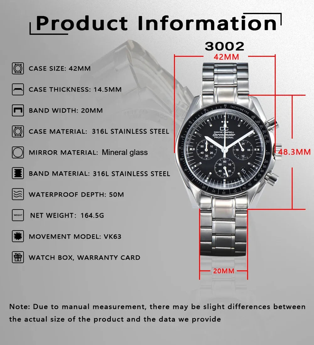 VK63 Quartz Chronograph Watch