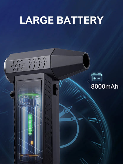 Xiaomi Violent Fan 350000RPM Powerful Air Blower Vacuum Dust Cleaner Charging Strong Winds 58m/s Brushless Turbo Jet Blower Dry