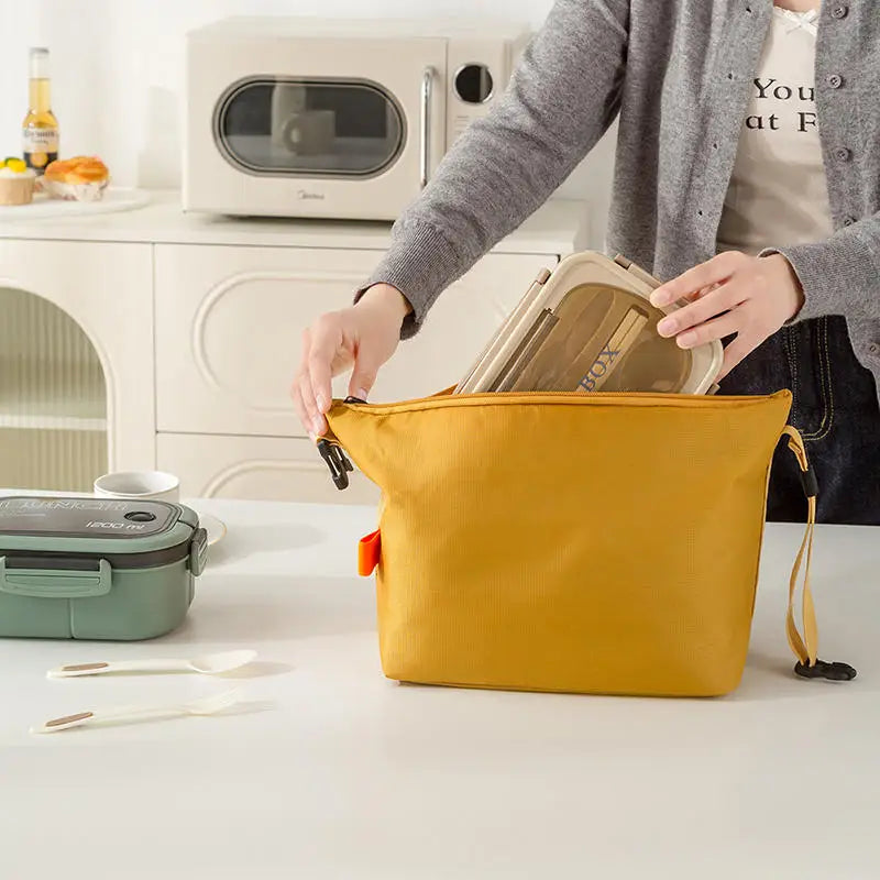 Insulated Lunch Bag – Portable Bento & Picnic Food Storage with Ice Pack