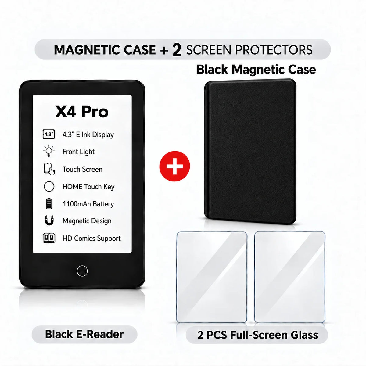 XTEINK X3 Pro E-Reader – Pocket-Size E-Ink Reader, Lightweight
